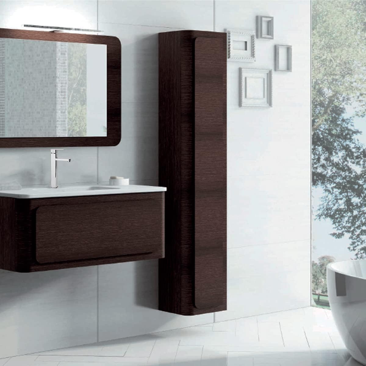 Mezcladora Monomando para Fregadero Cromada, Fabricada en Latón y Zinc, 30.5 cm de Altura, Incluye Mangueras, Ahorro de Agua y Fácil Instalación 3