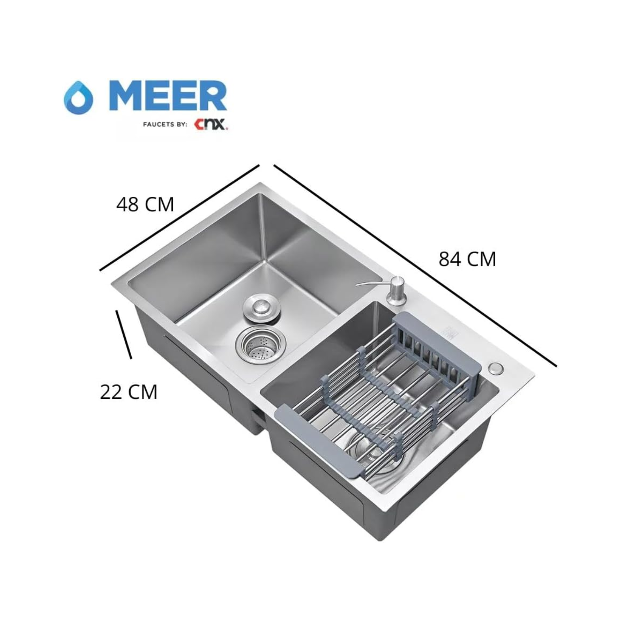 El kit de tarja "Terminator", acabarás con los trastes sucios, Tarja, Monomando, kit de instalación 2