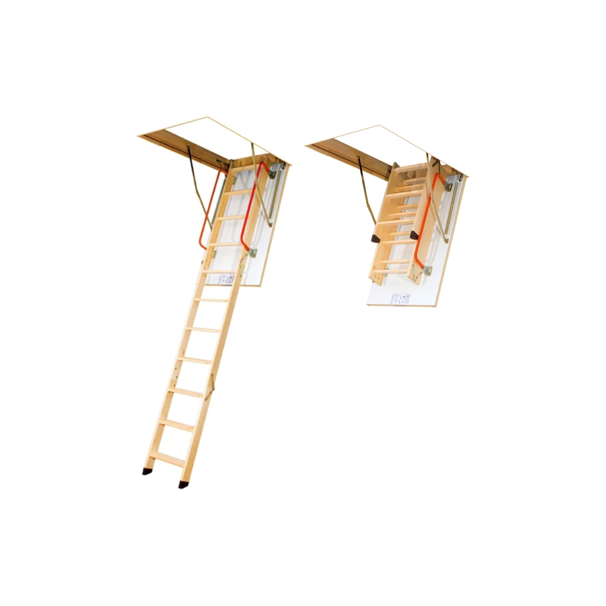 Escalera para Ático de 3 tramos para Hueco de 60x120cm y con Altura Máxima de 280cm 1