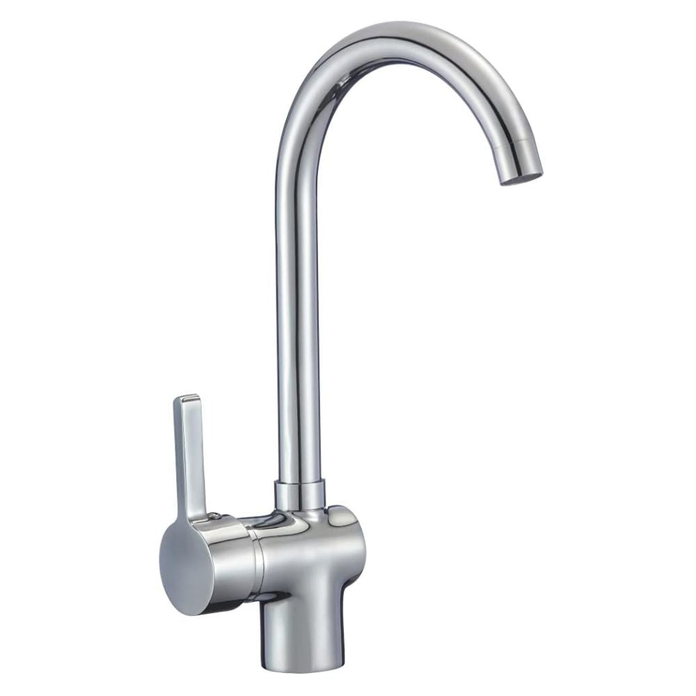 Mezcladora Monomando para Fregadero de Cocina de Latón en Acabado Cromado Fácil Instalación 1