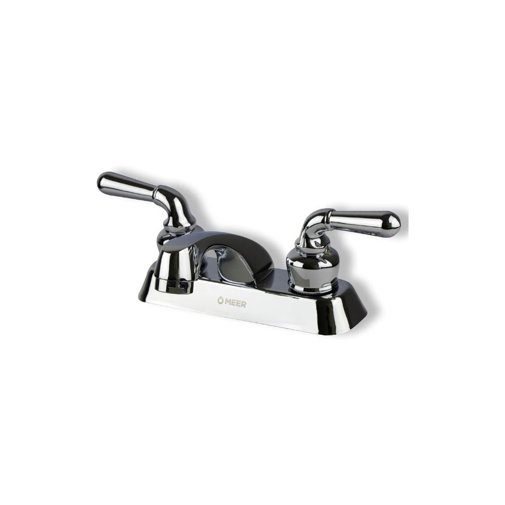 Mezcladora Cromada para Lavabo con Cierre de 1/4 de Vuelta – Fabricada en Acero Inoxidable, Latón y Zinc 1