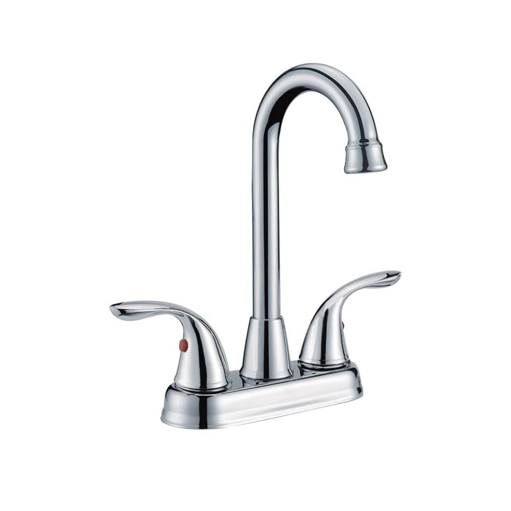 Mezcladora Cromada Para Lavabo Ahorradora de Agua – Fabricada en Acero Inoxidable, Zinc y Latón (Modelo Premium) 1