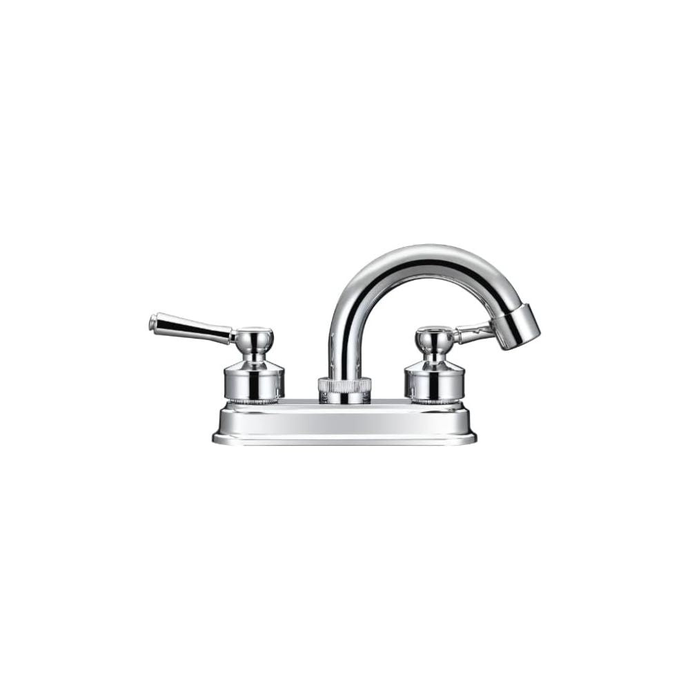 Mezcladora Cromada para Lavabo con Manerales de Zinc y ABS – Sistema de Cierre 1/4 de Vuelta 1