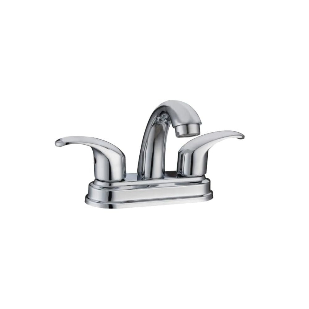 Mezcladora de Lavabo Cromado con Manerales de Zinc y Cuerpo de Latón, Mezcladora Compacta de Alta Durabilidad, Giro 360° e Instalación Rápida 1