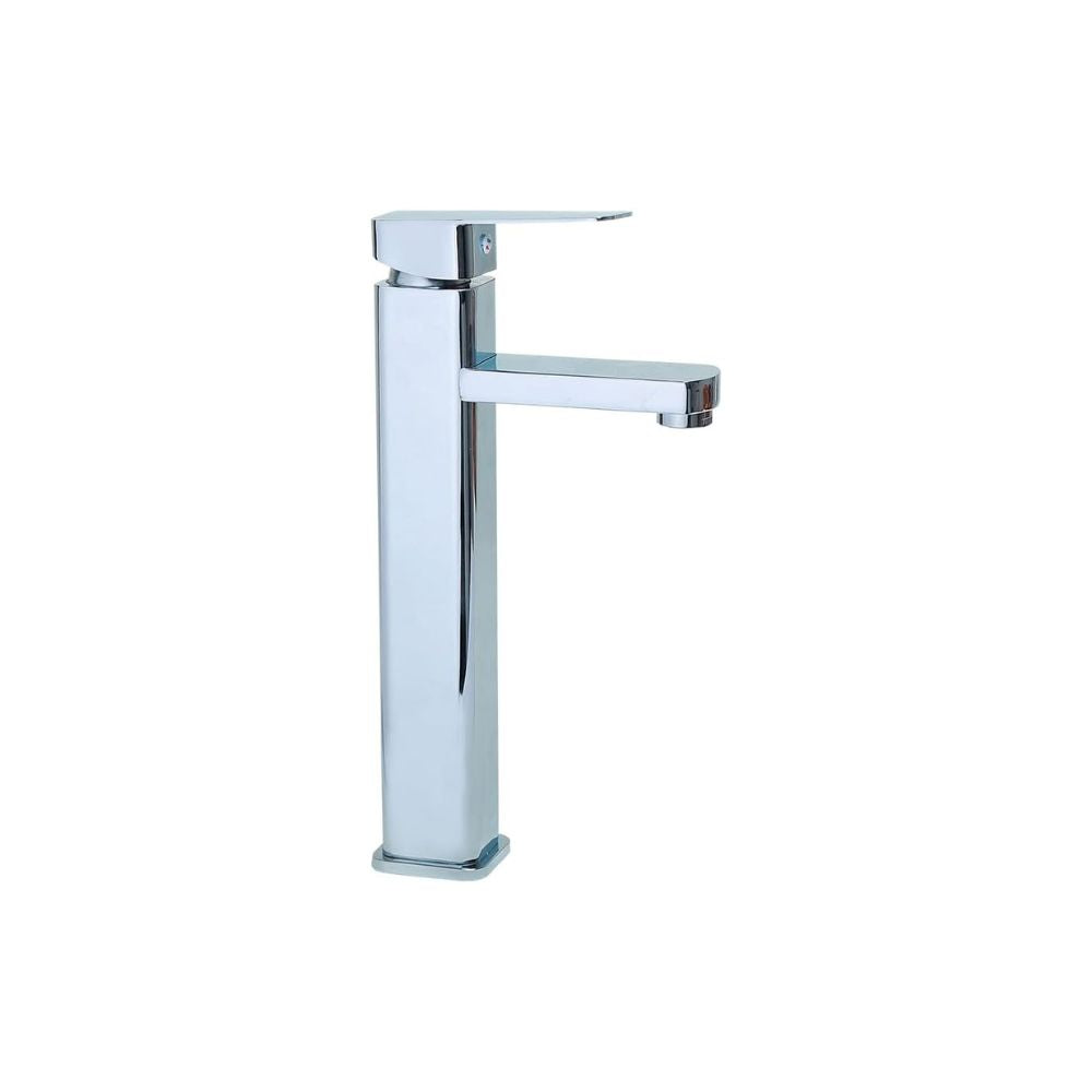 Mezcladora Monomando para Fregadero Cromada, Fabricada en Latón y Zinc, 30.5 cm de Altura, Incluye Mangueras, Ahorro de Agua y Fácil Instalación 1