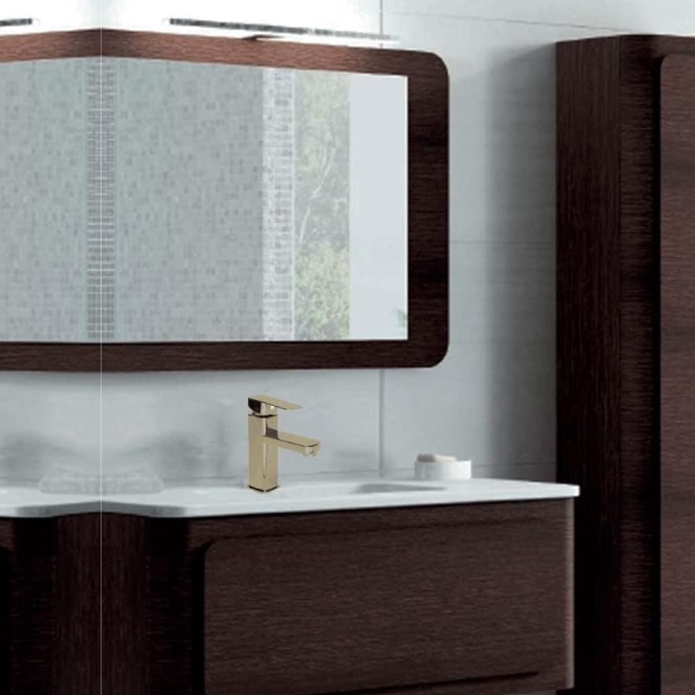 Mezcladora Monomando Niquelada para Lavabo – Estilo Moderno, Ahorro de Agua y Fácil Instalación 2