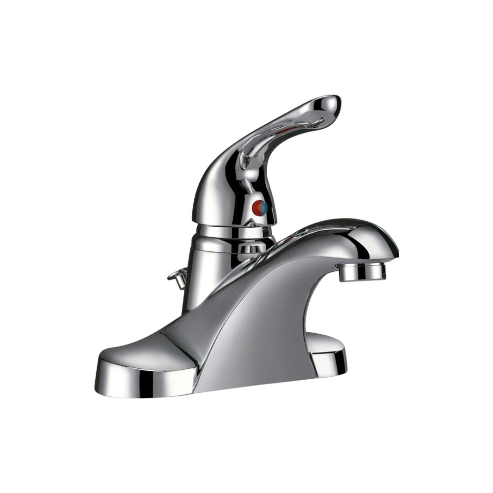 Mezcladora Monomando para Lavabo Cromada, Fabricada en Latón, Acabado Pulido, Resistente al Óxido, Incluye Aireador y Control Preciso 1