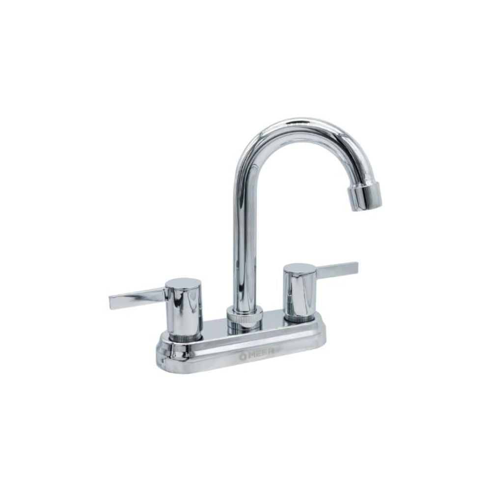 Mezcladora para Lavabo Cromado de Alta Altura, con Manerales de Zinc y Cuerpo de Acero Inoxidable – Diseño Moderno y Resistente 1